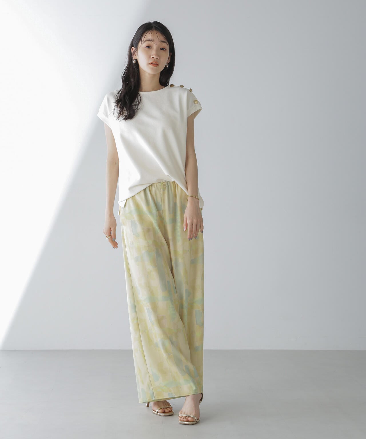 ショルダーボタンカノコトップス 6734124314