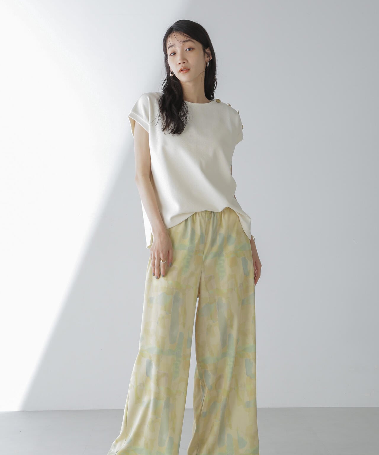 ショルダーボタンカノコトップス 6734124314