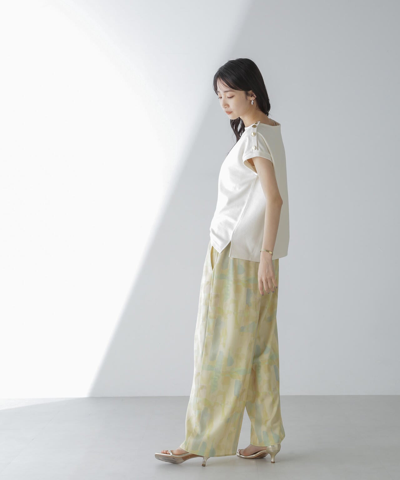 ショルダーボタンカノコトップス 6734124314