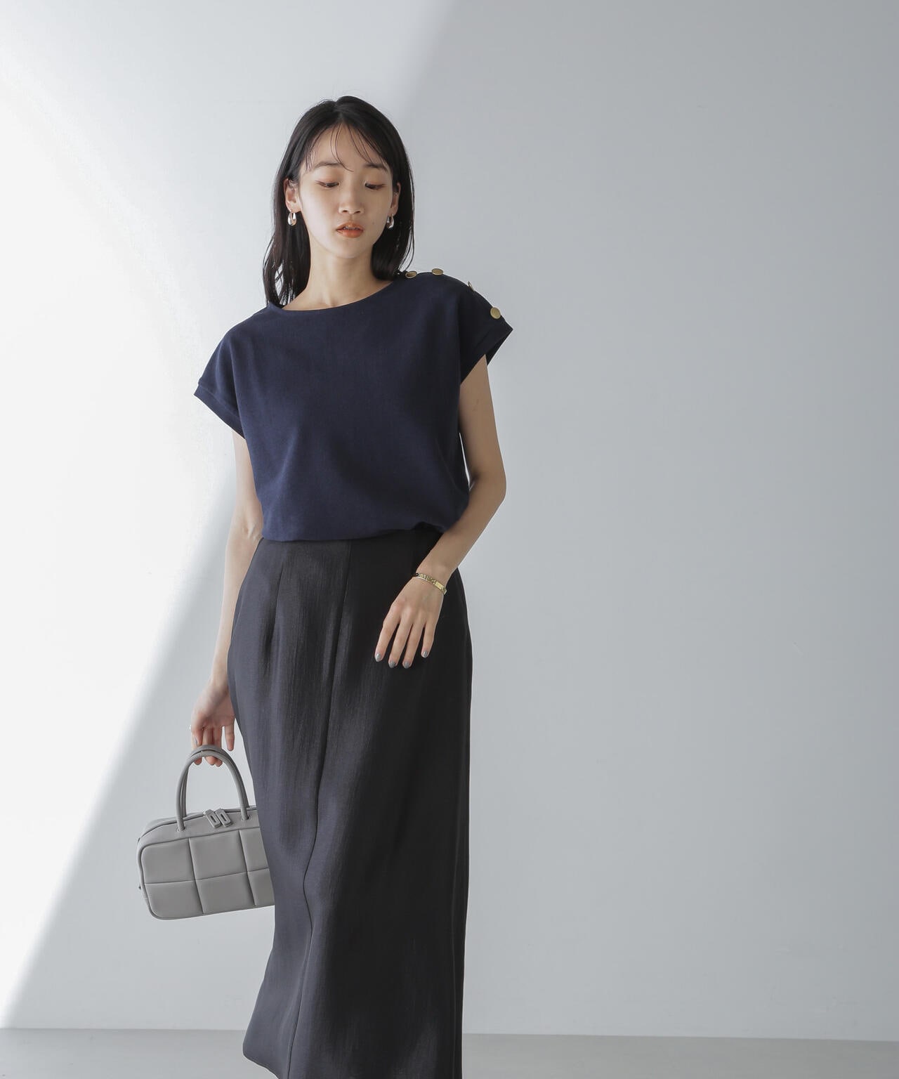 ショルダーボタンカノコトップス 6734124314