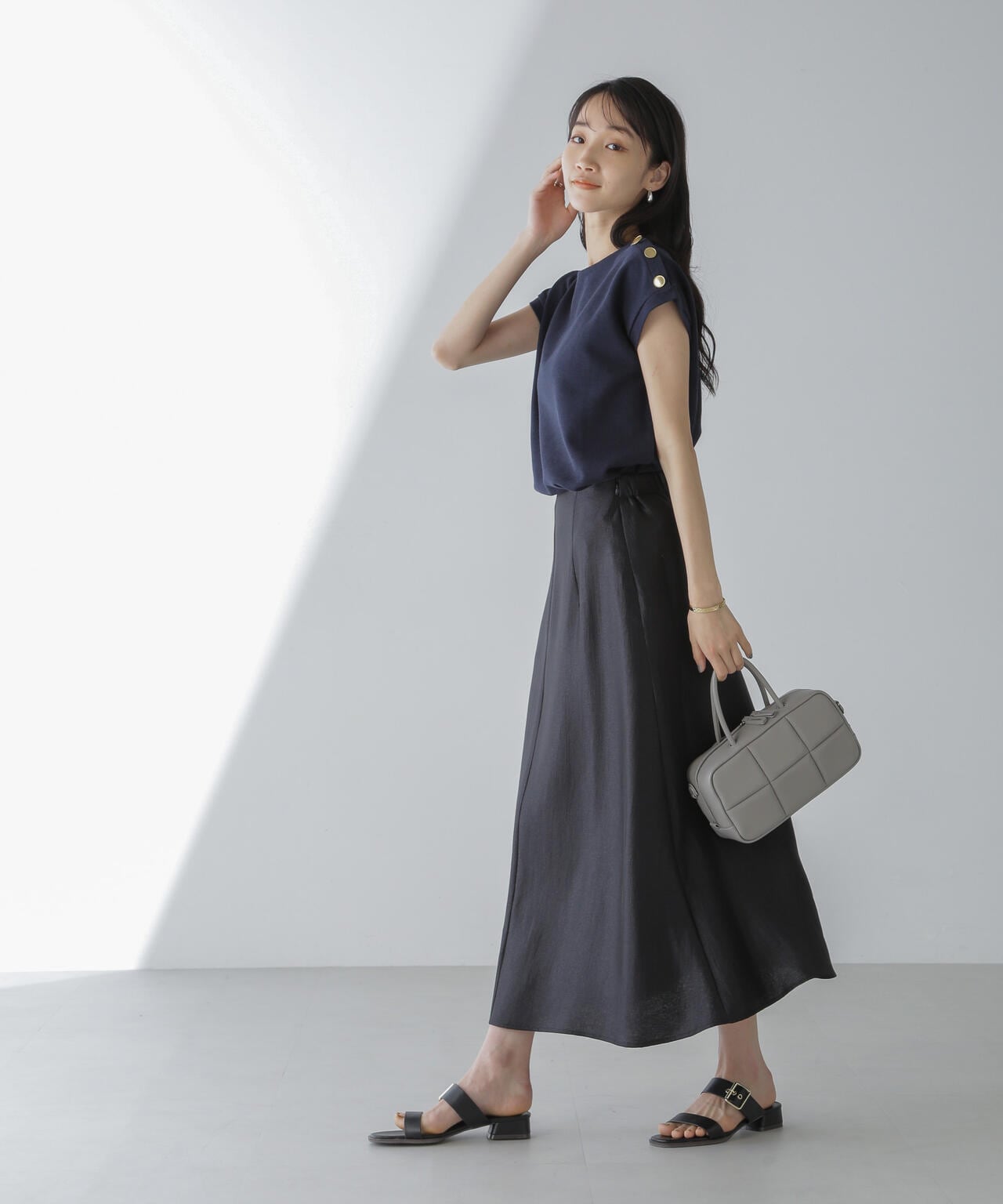 ショルダーボタンカノコトップス 6734124314