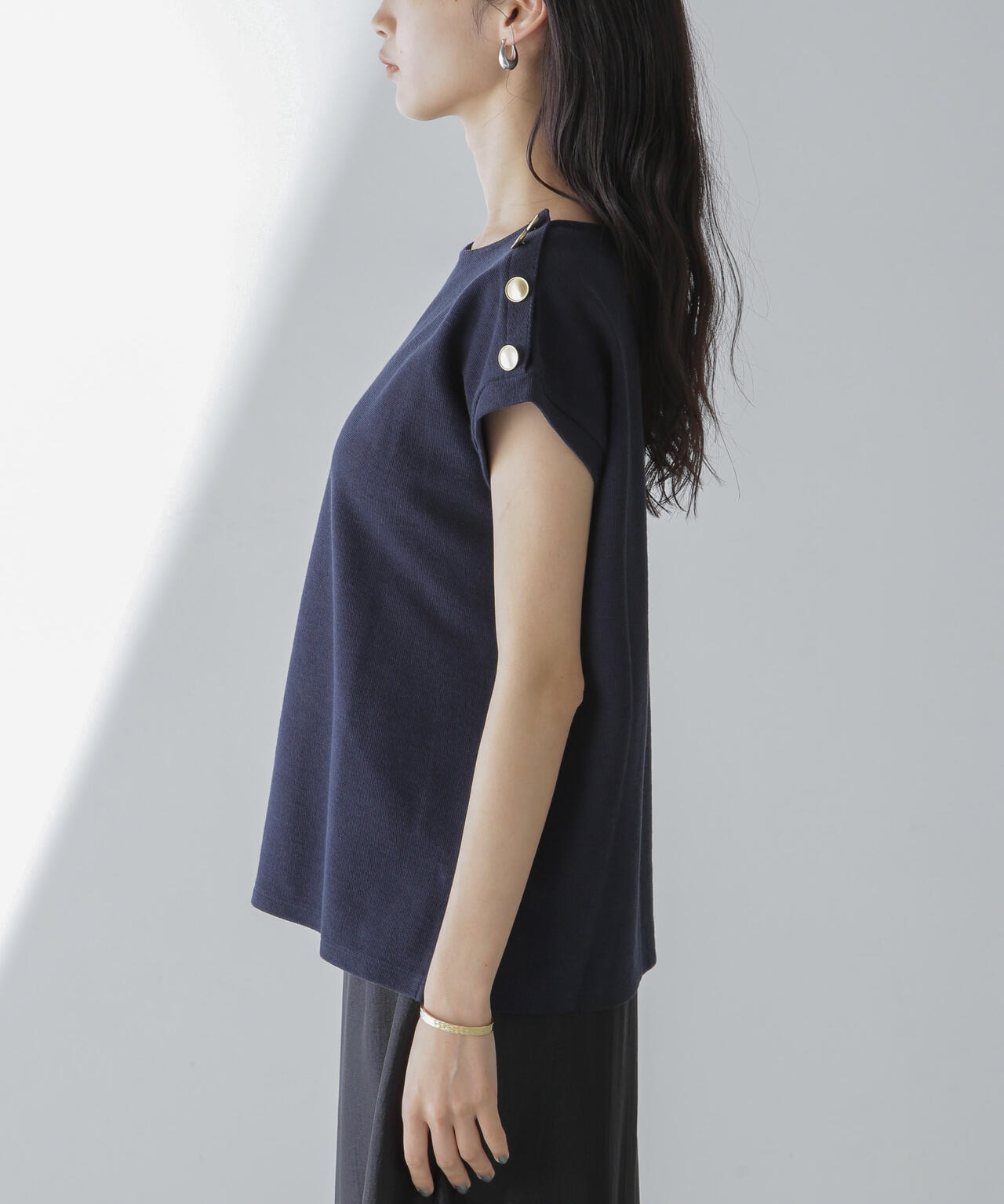 ショルダーボタンカノコトップス 6734124314