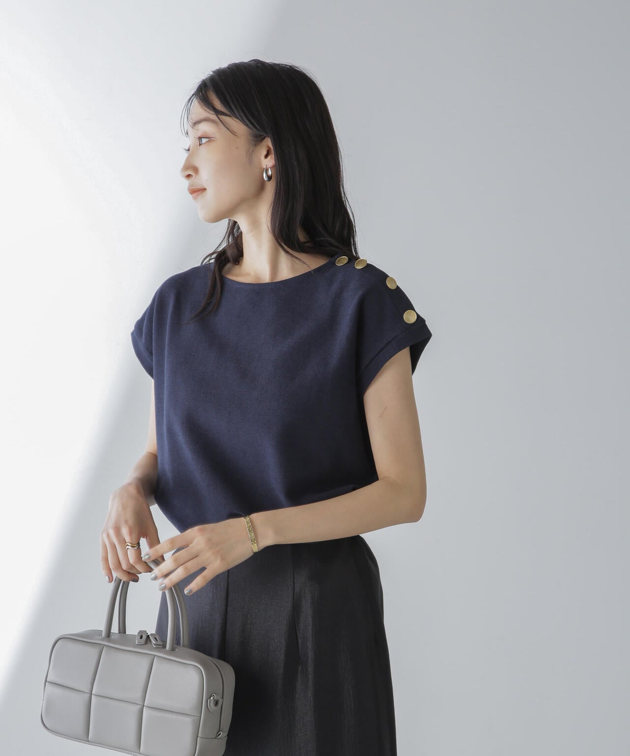 ショルダーボタンカノコトップス 6734124314