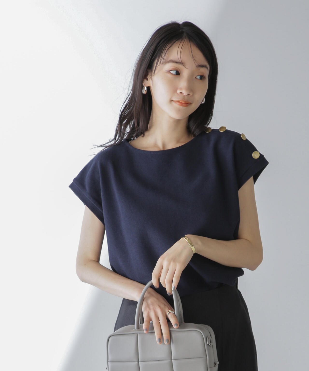 ショルダーボタンカノコトップス 6734124314