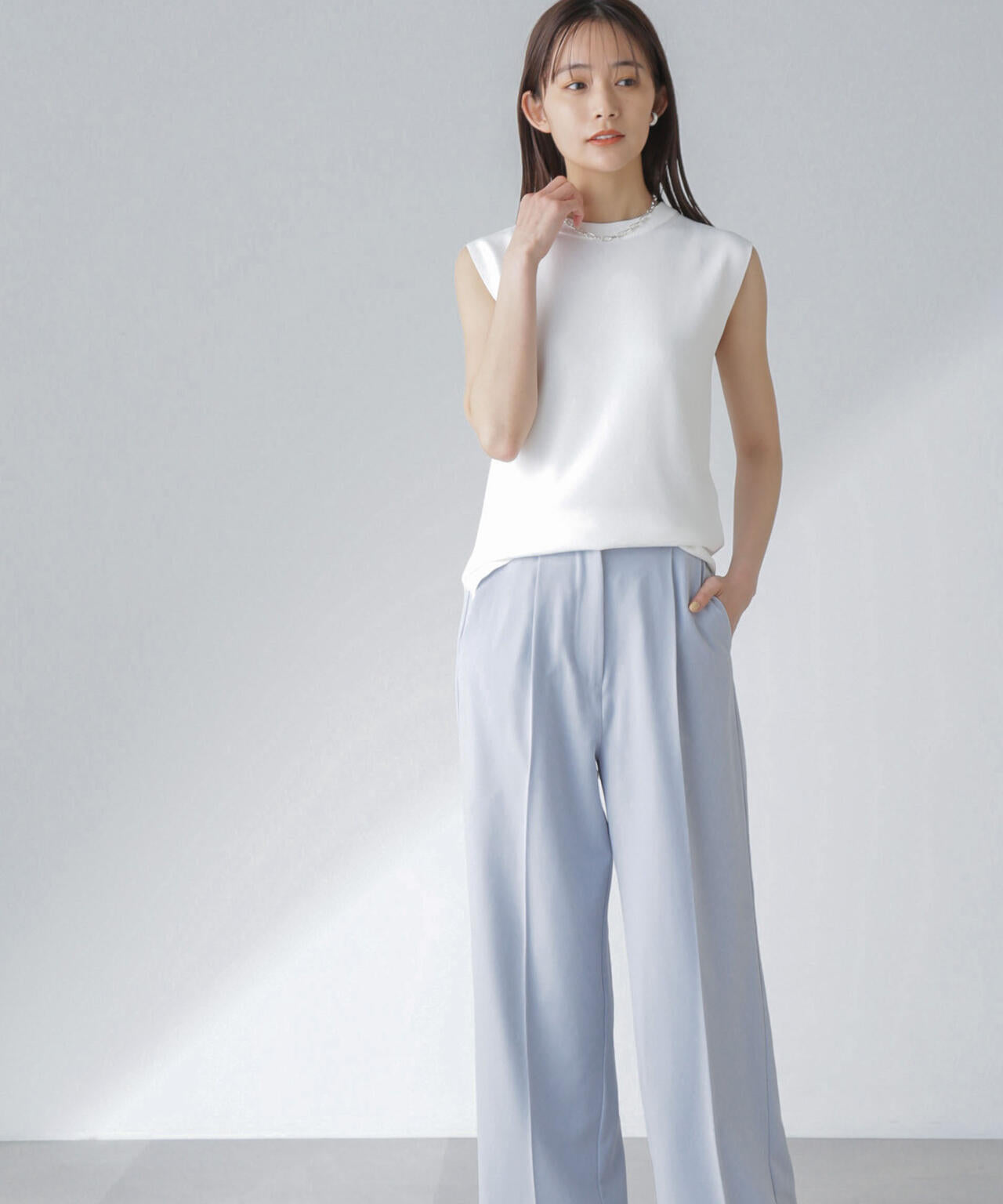 多機能素材スラックス(セットアップ可） 6734127313