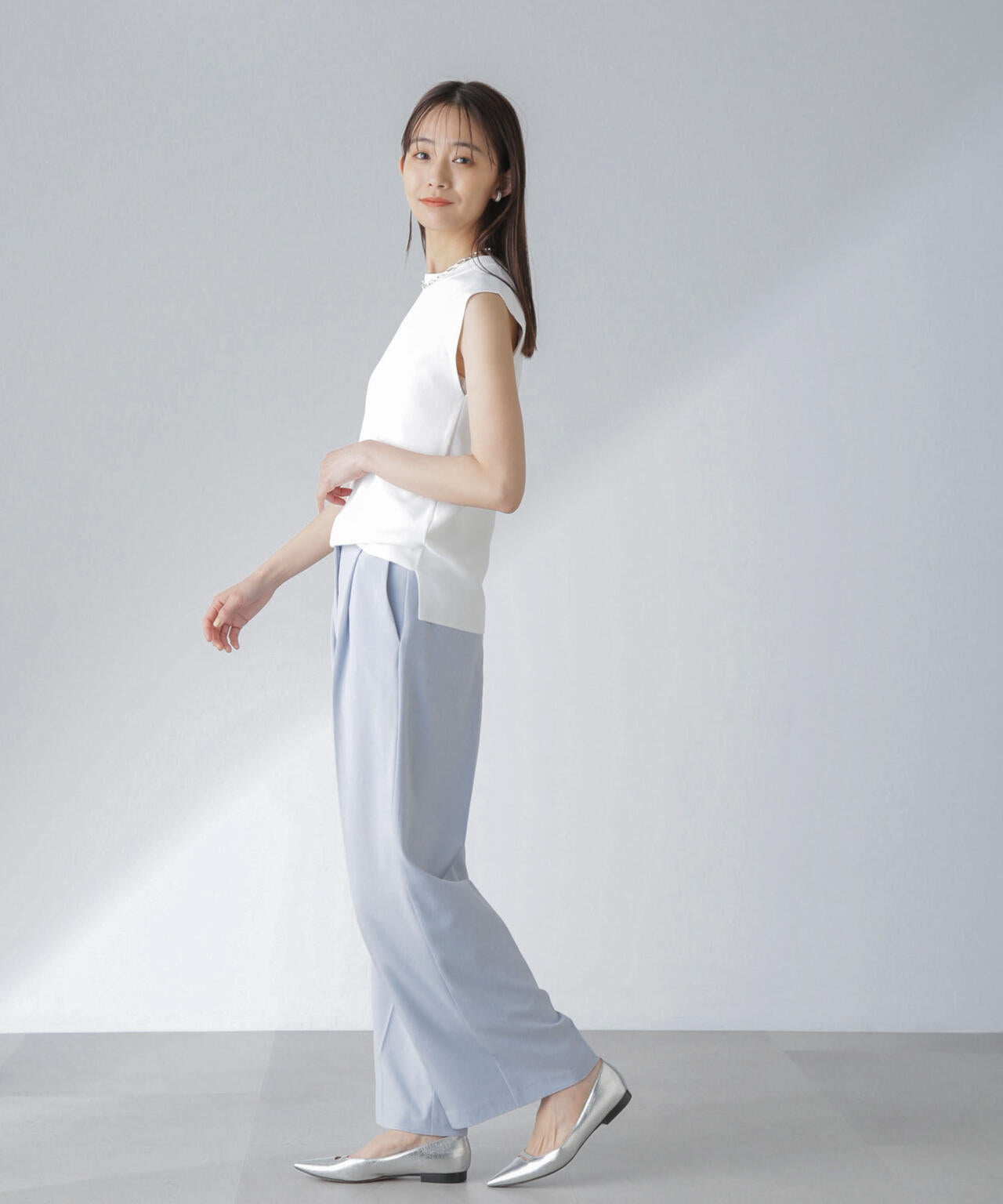 多機能素材スラックス(セットアップ可） 6734127313
