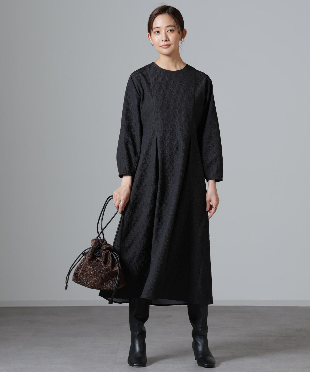 ジャガードワンピース 6734219323