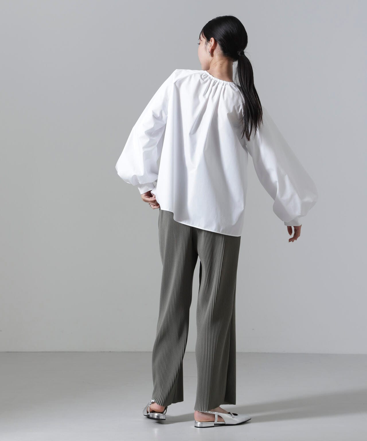 967y*専用 美品 ロンハーマン RHC ボリューム袖 タック ブラウス 967y*専用 美品 ロンハーマン RHC ボリューム袖 タック ブラウス