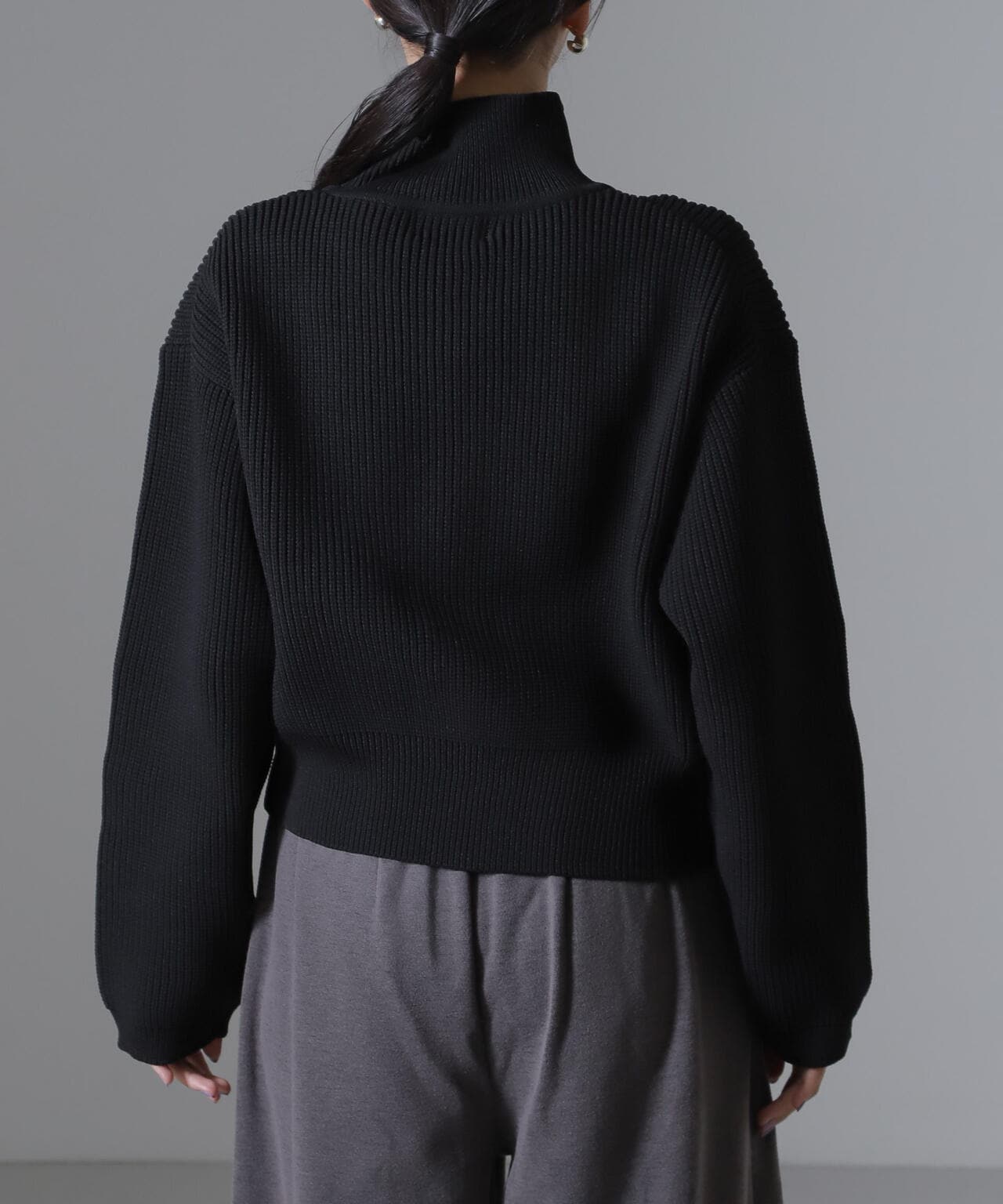 PENNEYS別注TheFOXハイネックジップニットトップス 6734222341