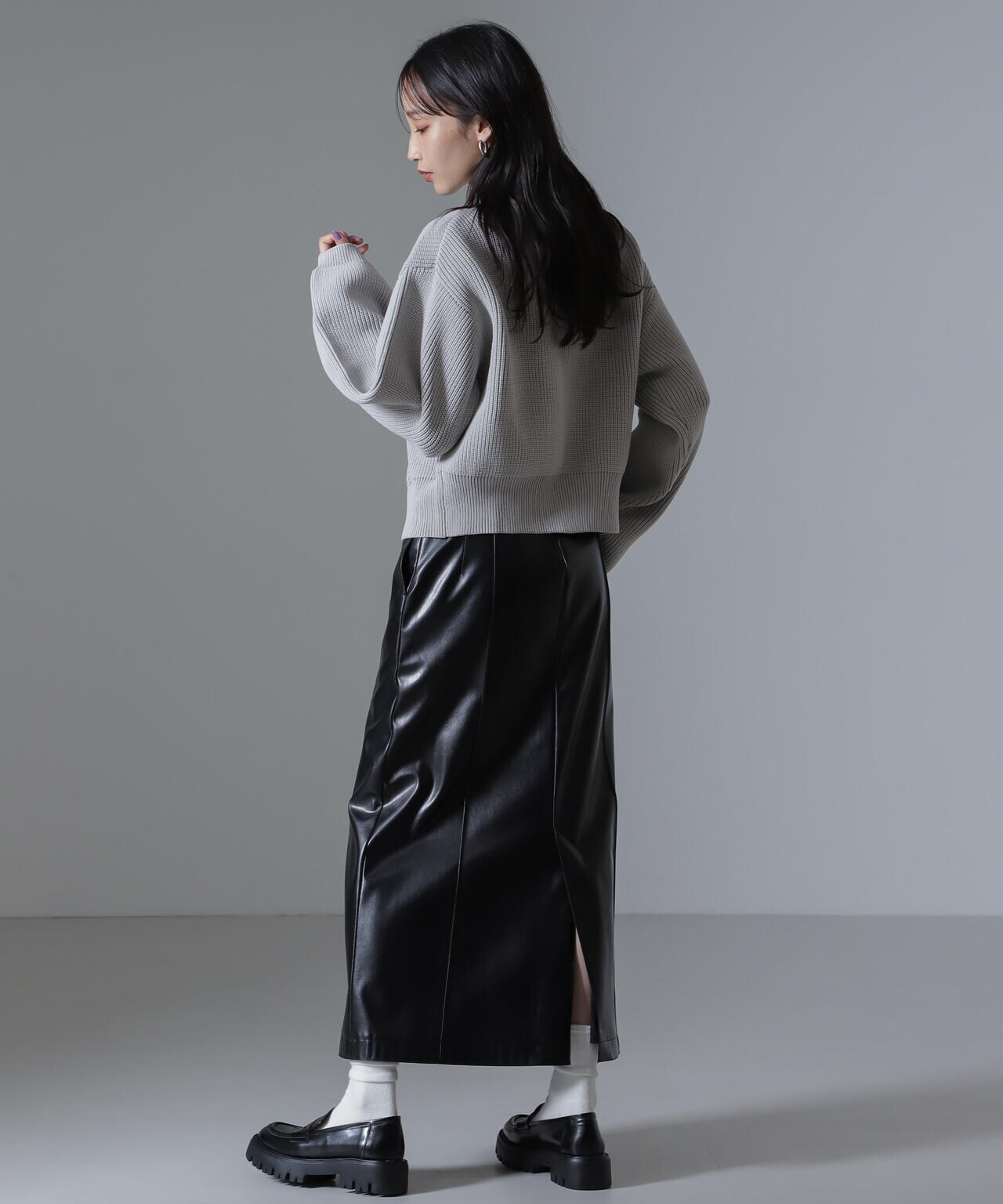 PENNEYS別注TheFOXハイネックジップニットトップス 6734222341