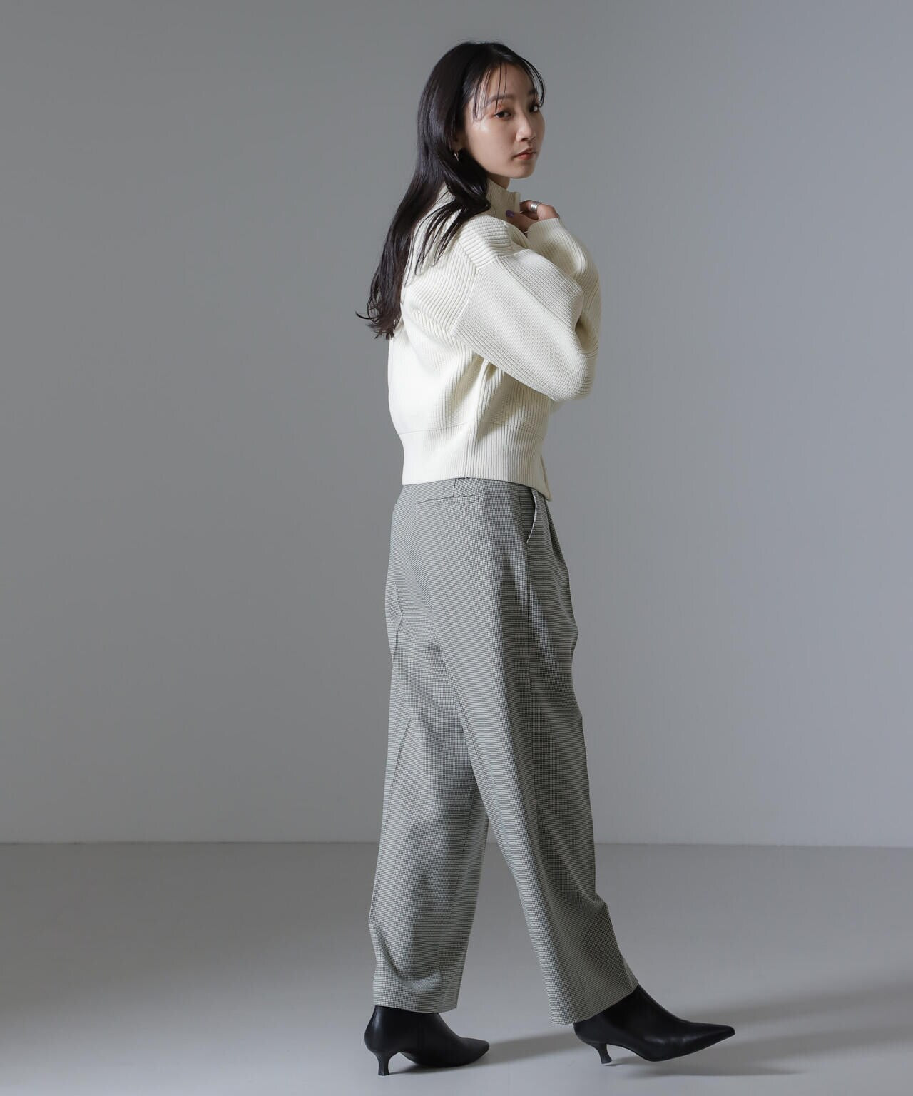 PENNEYS別注TheFOXハイネックジップニットトップス 6734222341