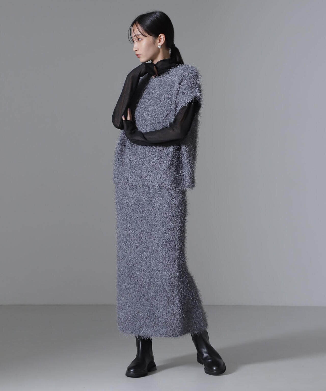 早い者勝ち！Wool ベスト セール】 スーパーファインウール Vネックベスト （ニット
