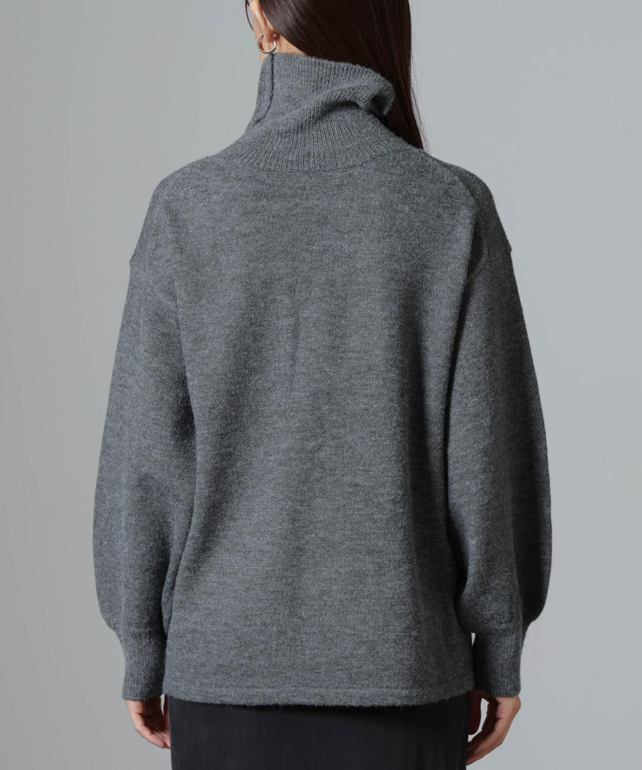 ウエストドロストタートルワイドニット 6734222346