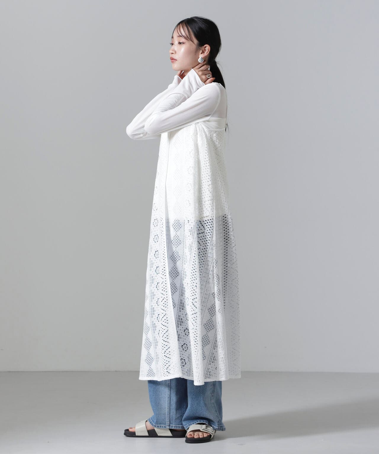 メロー シアー カット トップス