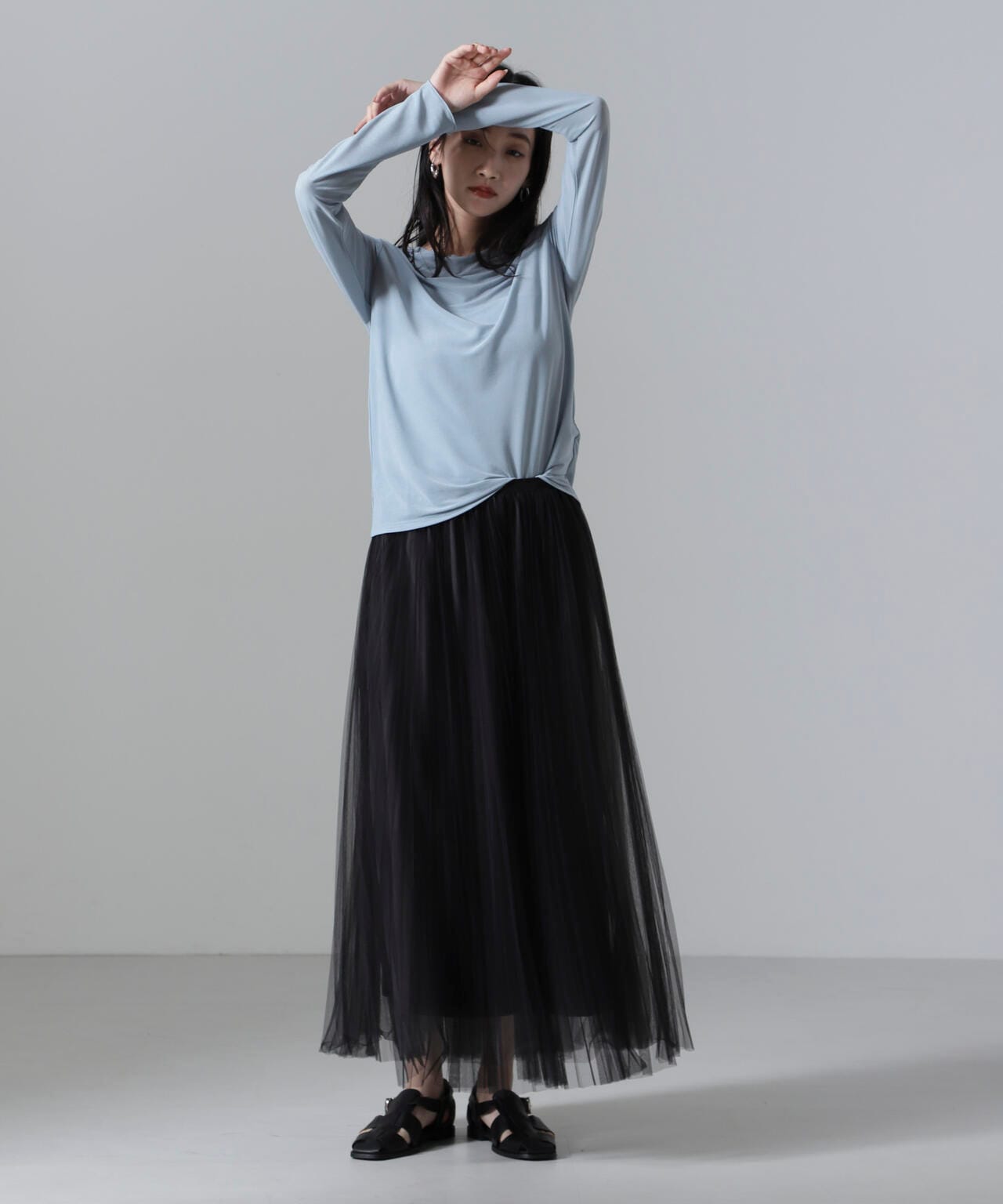 メロー シアー カット トップス