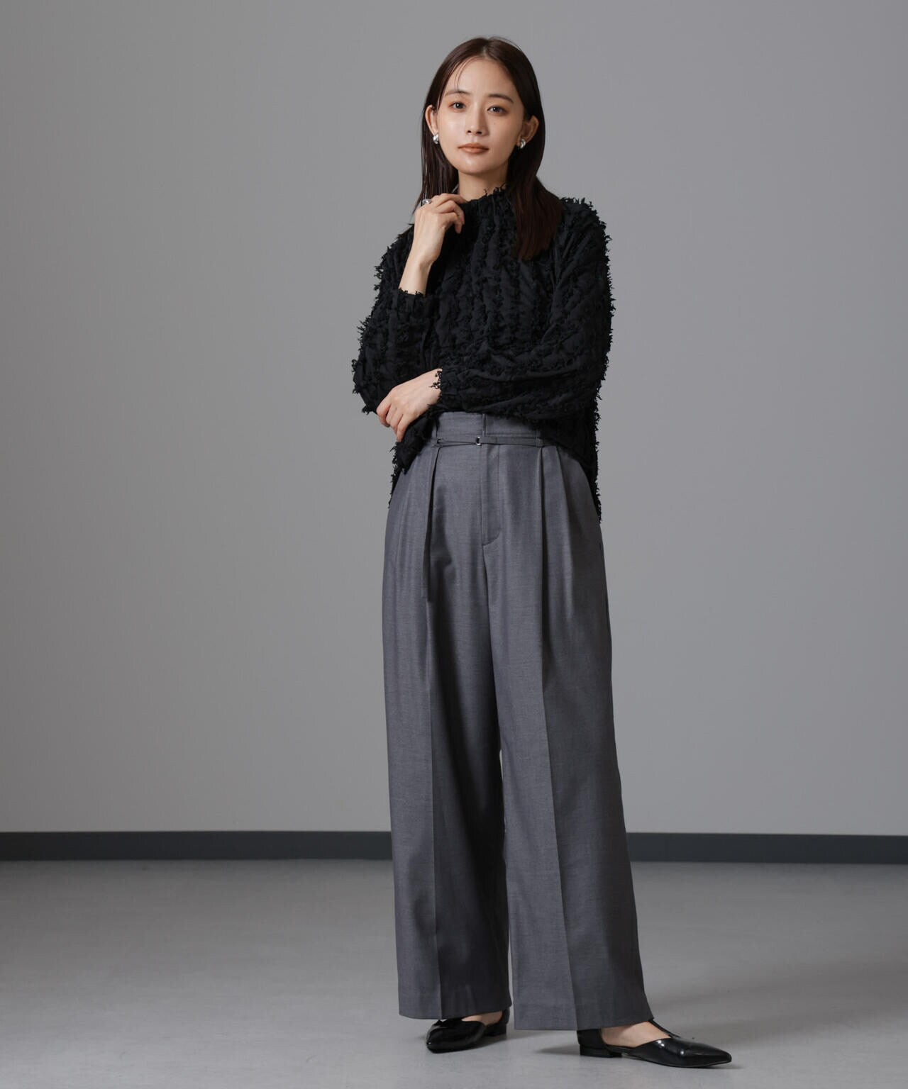 MIESROHE（ミースロエ）の「カットジャガードトップス
