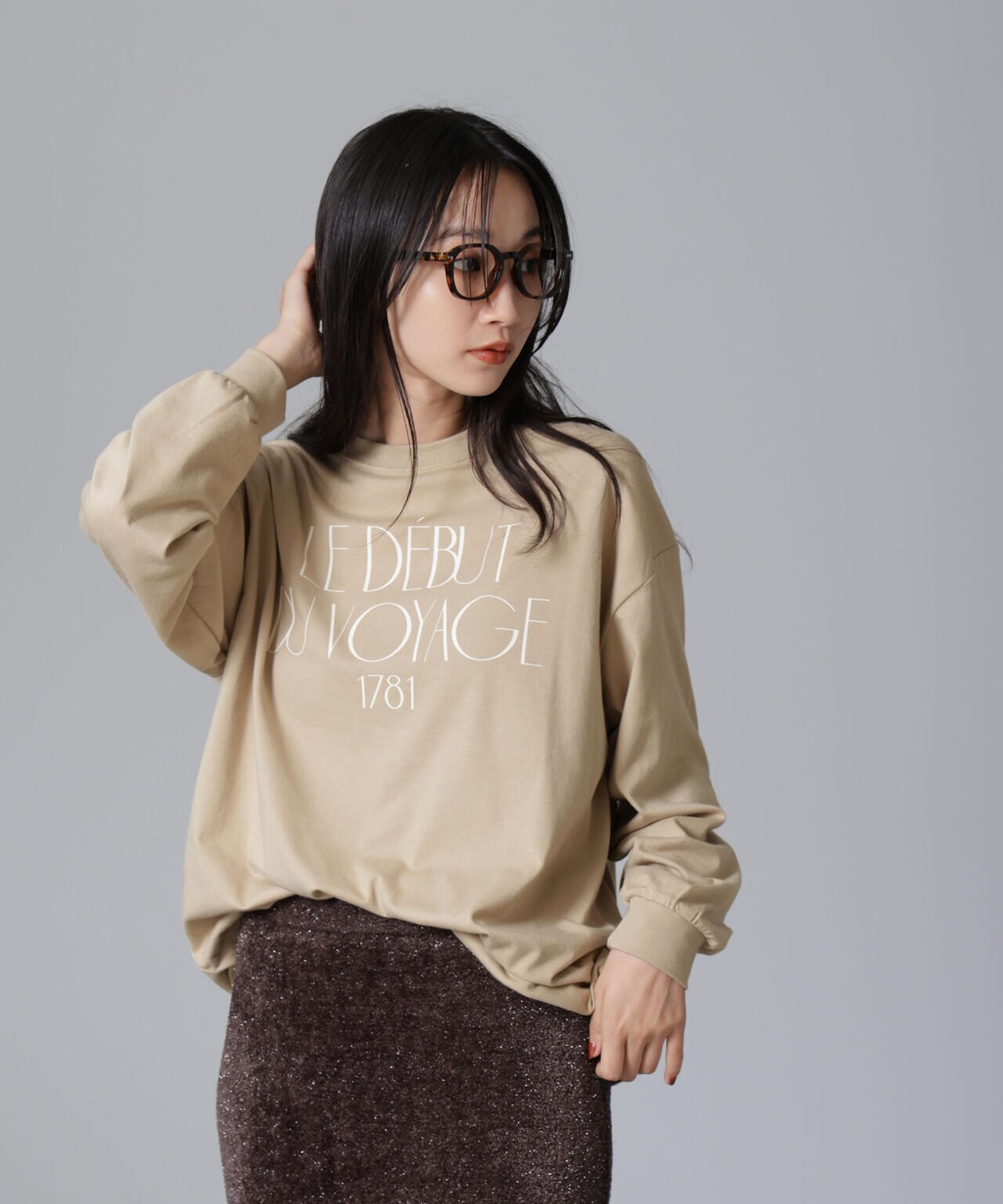 ロゴロングスリーブＴシャツ 6734223316