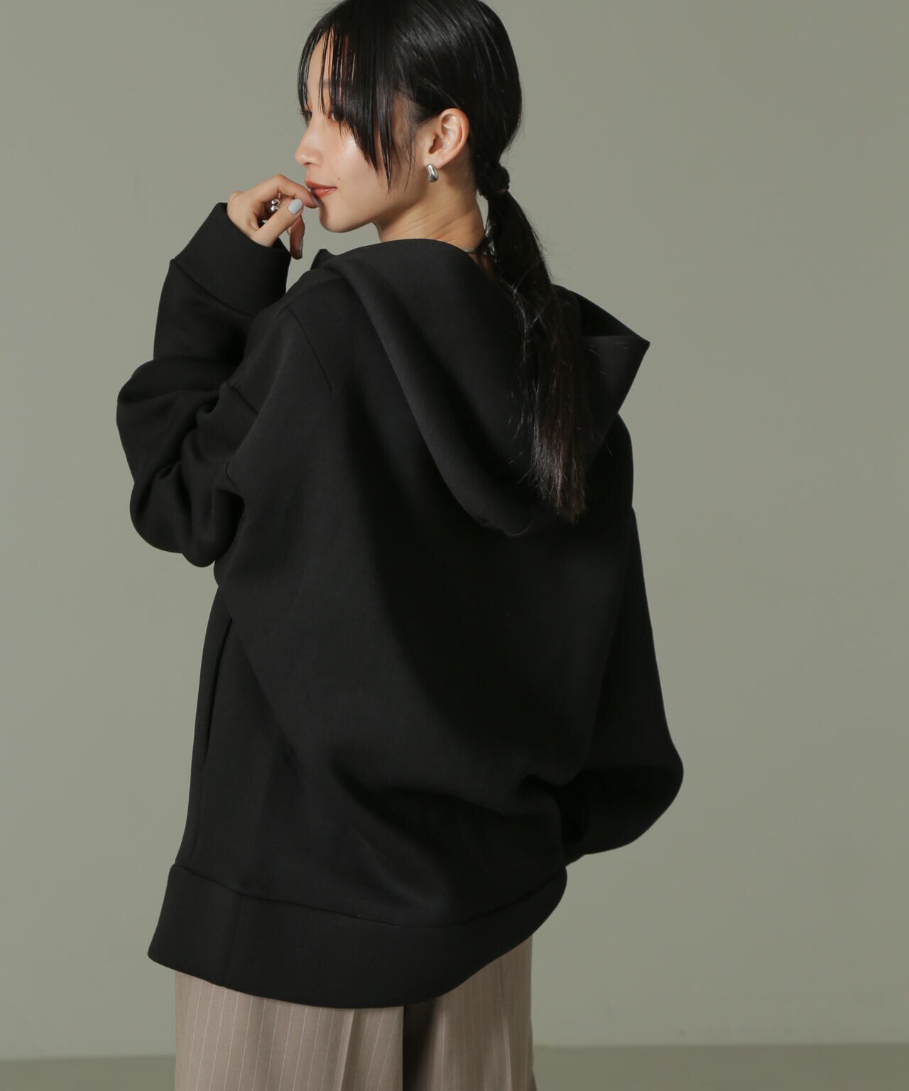 WEB限定/テックダンボールダブルジップBIGパーカ男女兼用 6734223329
