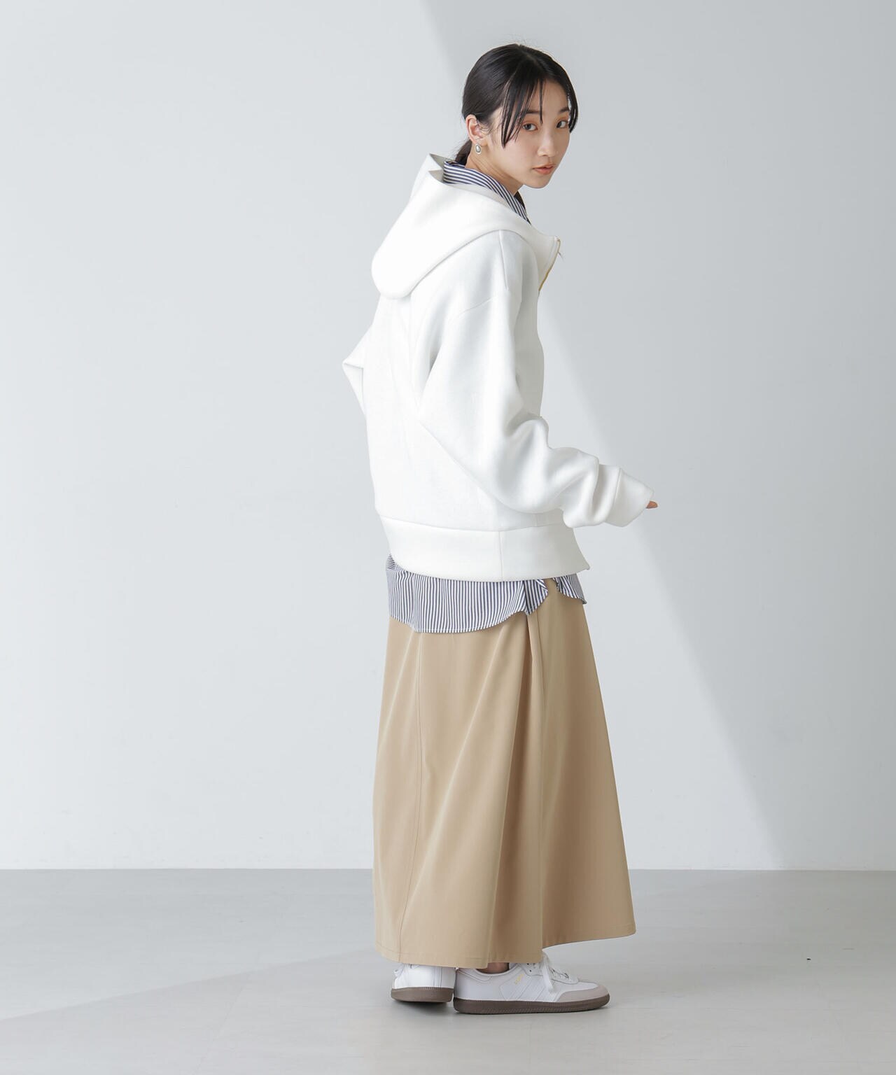WEB限定/テックダンボールダブルジップBIGパーカ男女兼用 6734223329