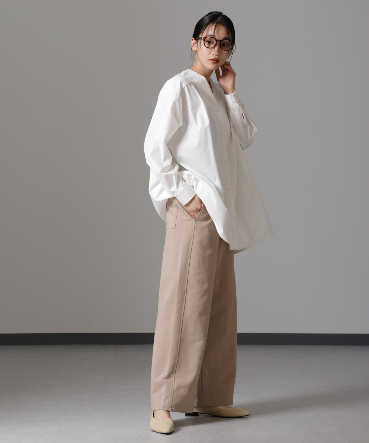スウェットパンツ おしゃれモード系 ワイドシルエット imgrc0105058973.jpg