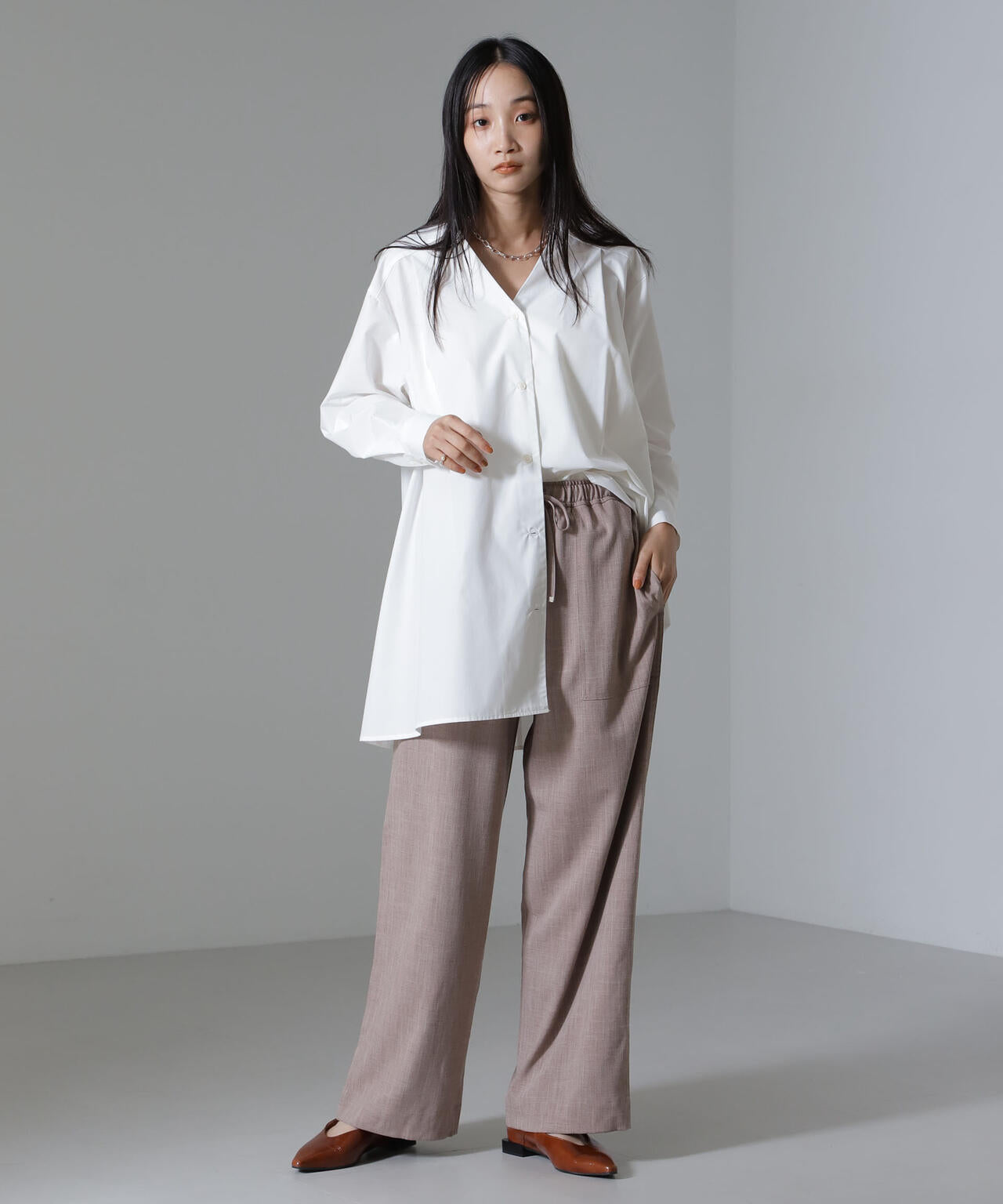 ベイカー イージー ドロスト パンツ （セットアップ可）