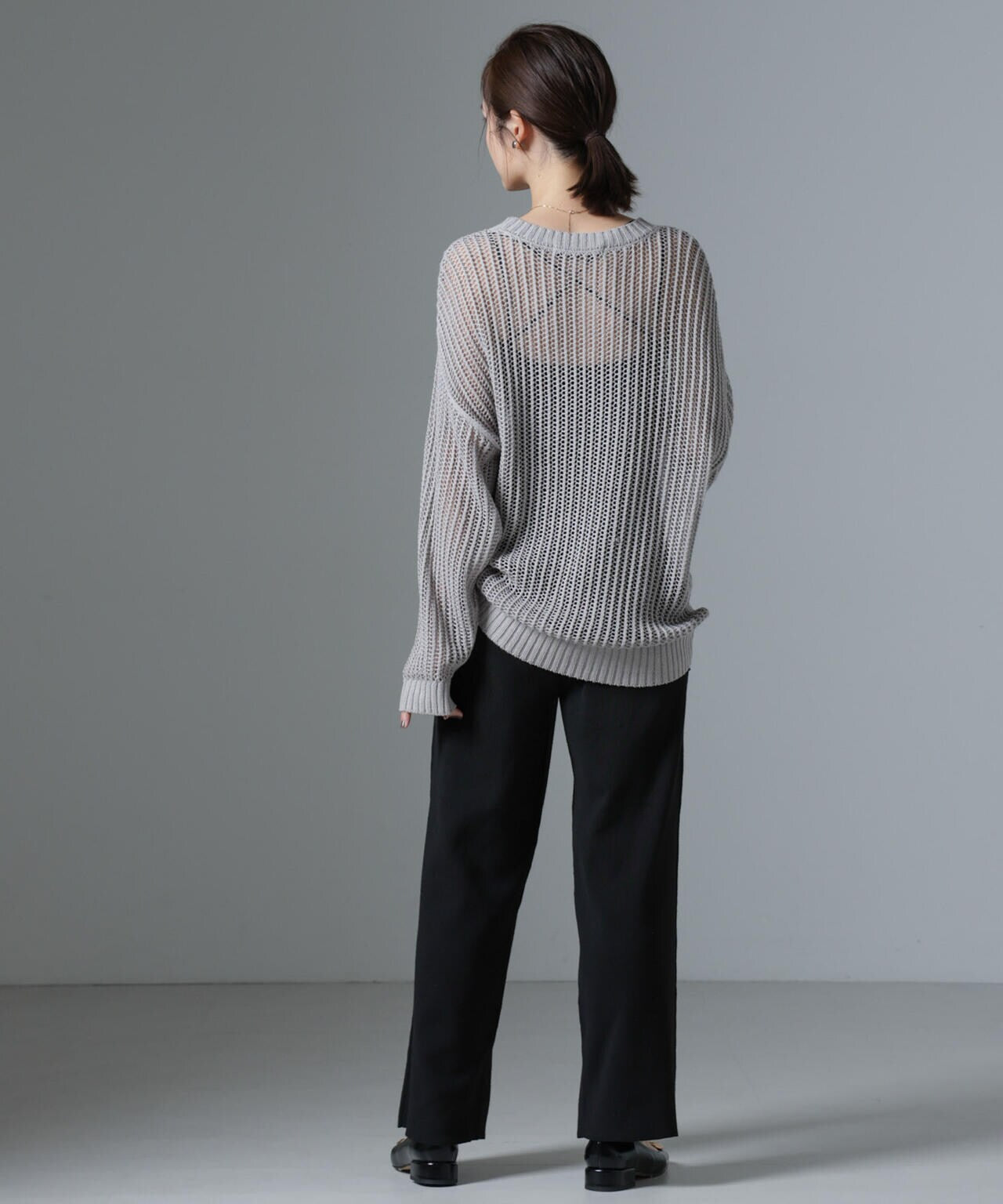 ポケットニットワイドパンツ（セットアップ可） 6734227316