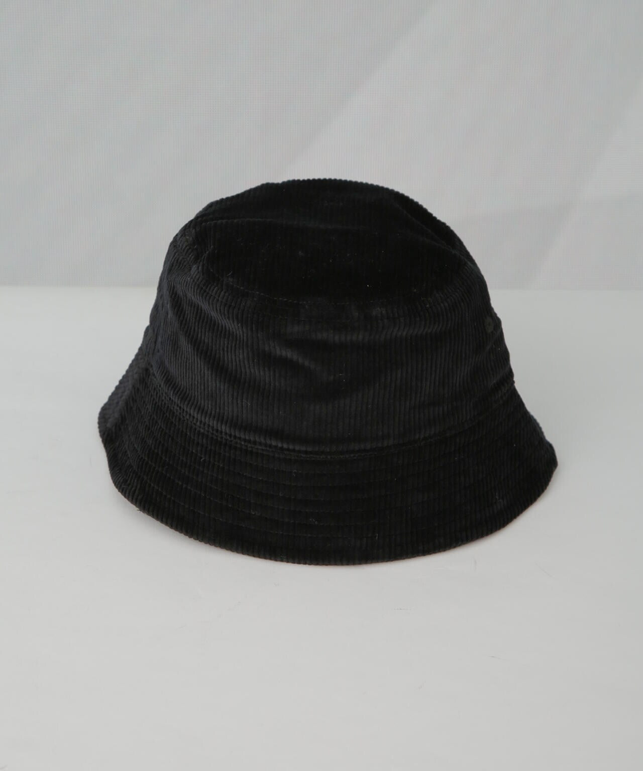 美品　COTIE クーティーバケットハットM 黒 アメカジ　バケハ　コーデュロイ 美品 COTIE クーティーバケットハットM 黒 アメカジ バケハ