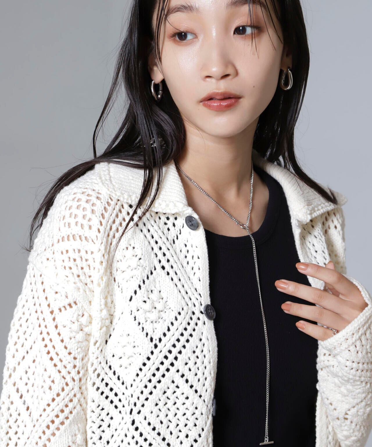 2WAYチェーンロングネックレス 6734246302