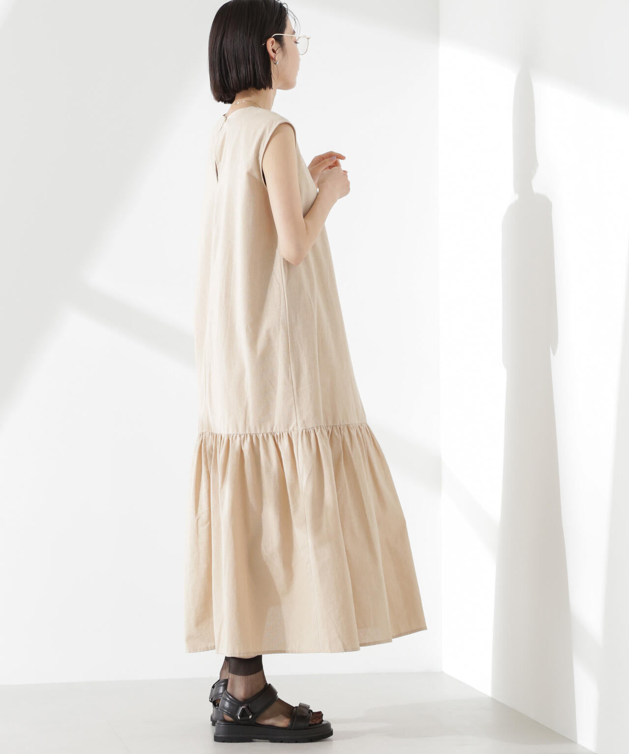 綿麻COOLMAXワンピース 6735119304