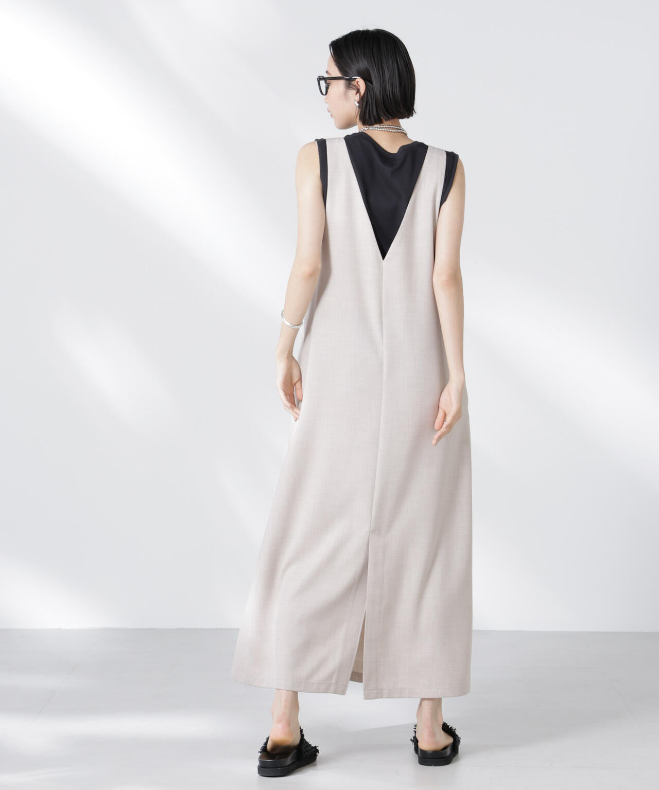 前後2wayサロペットワンピース 6735119330