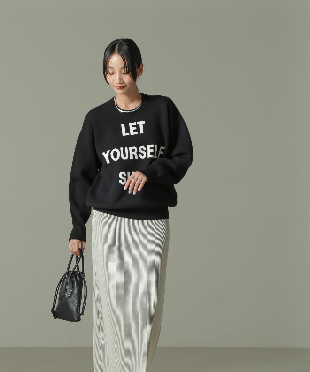 RODEO CROWNS WIDE BOWL | COLOR CHAIN ロゴニットワンピース