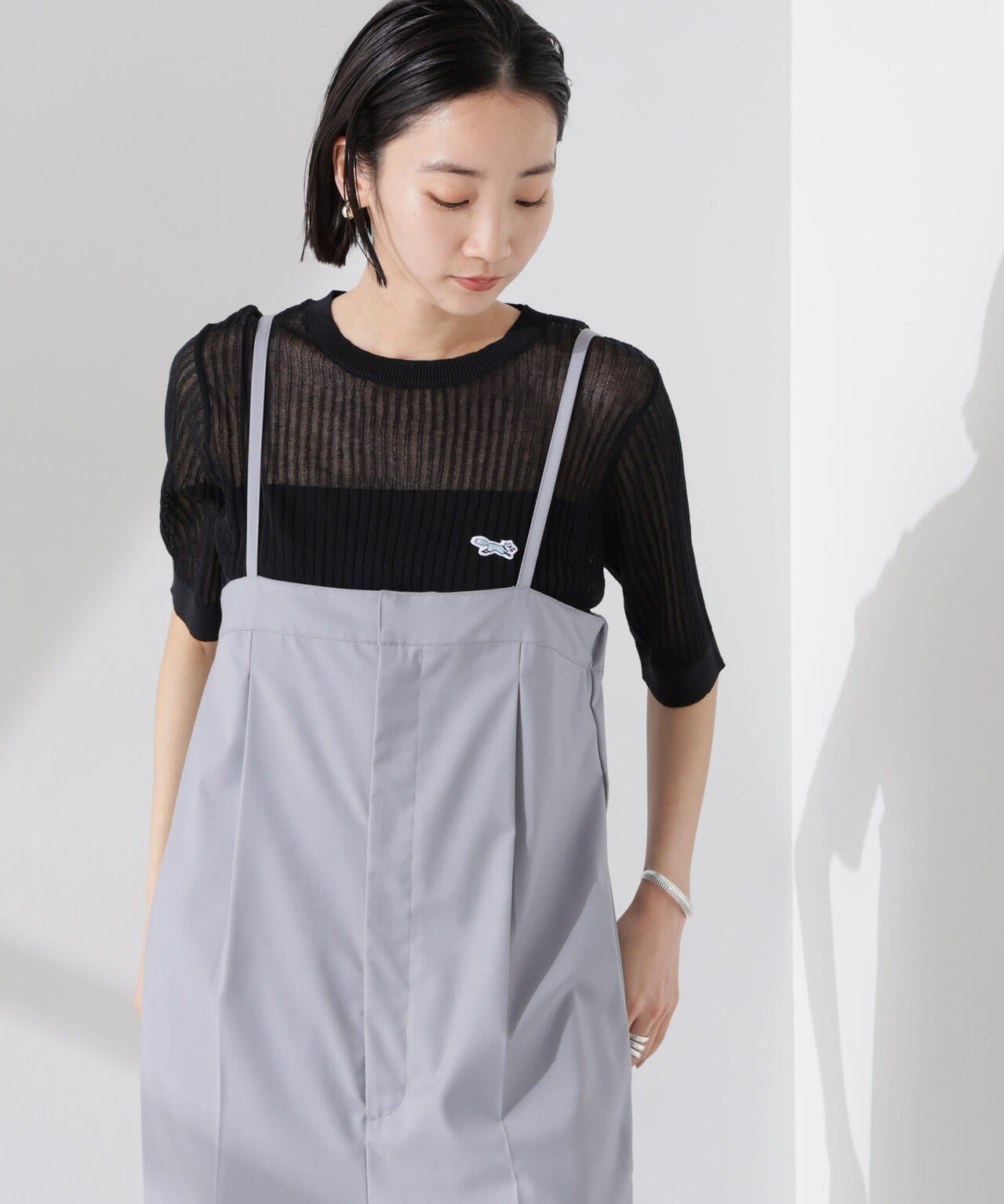 23区　シアーリブニット PENNEYS 別注 TheFOX シアー リブ ニット トップス