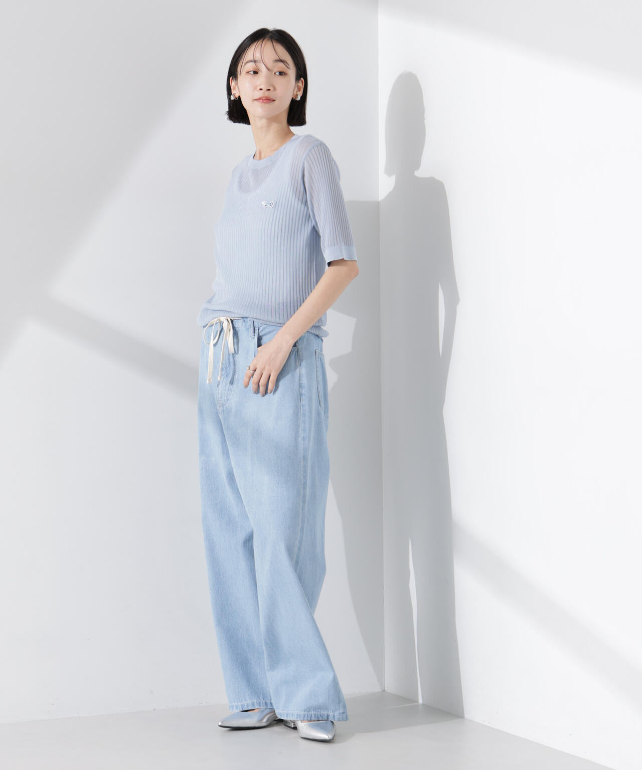 PENNEYS 別注 TheFOX シアー リブ ニット トップス