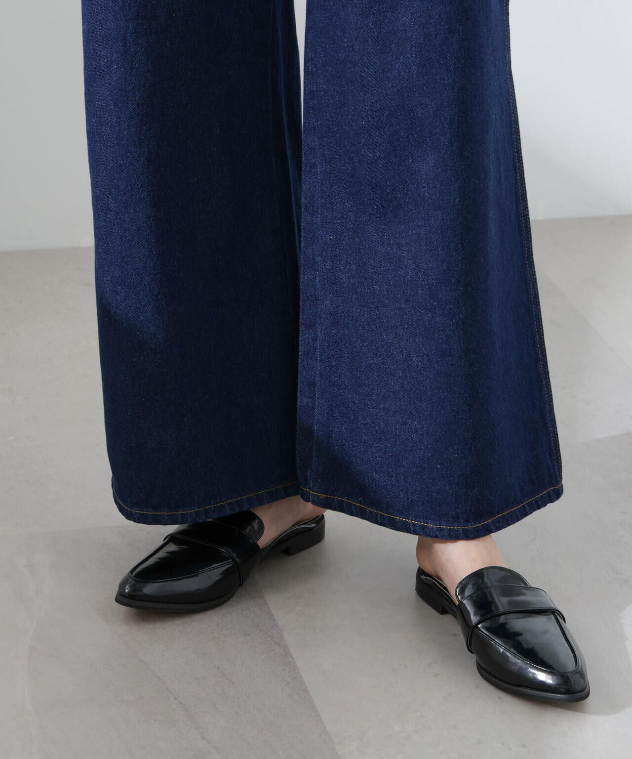 ワイドデニムパンツ（セットアップ可） 6735127309