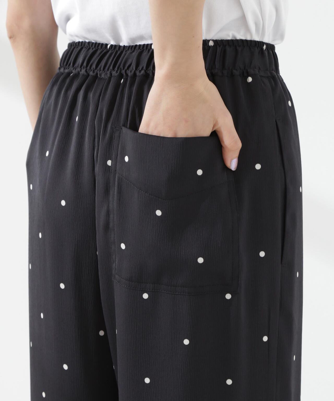 ドット リラクシー ワイドパンツ ( セットアップ 可)