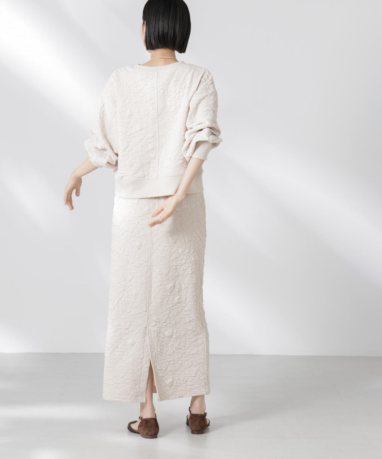 【専用】フクレジャガードナロースカート、ホワイトスカート2点おまとめ フクレジャガード カット ナロースカート ( セットアップ 可)