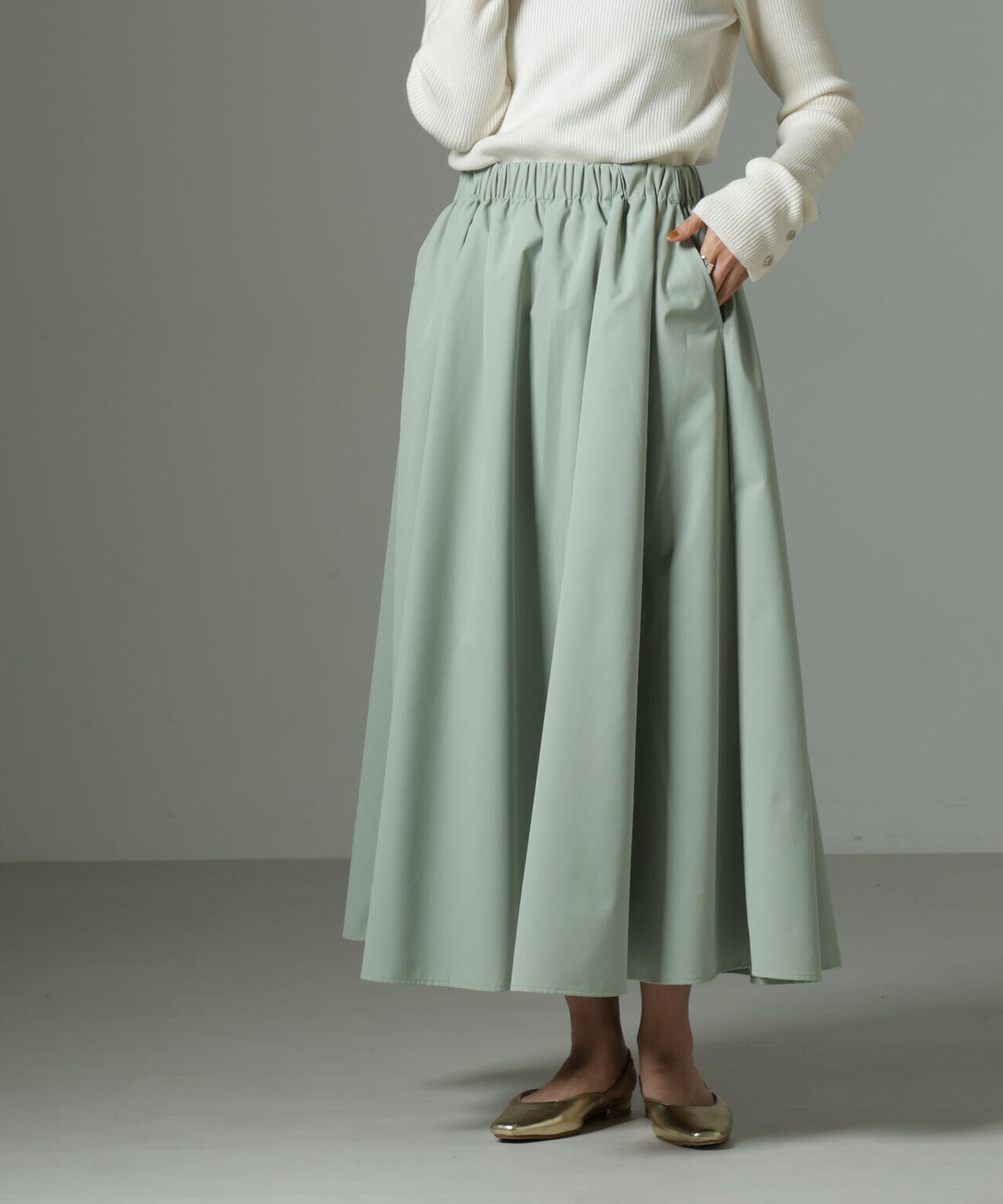 ウェストゴムギャザースカート 6735130301