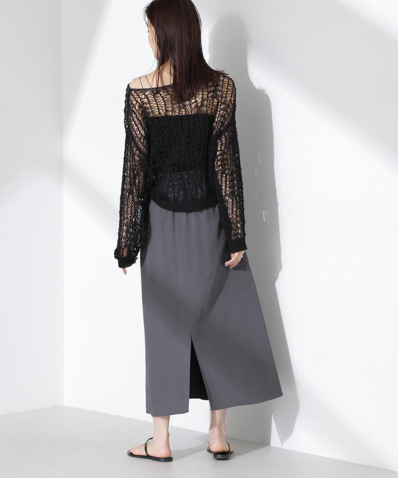 フラップポケットフレアスカート 6735130310