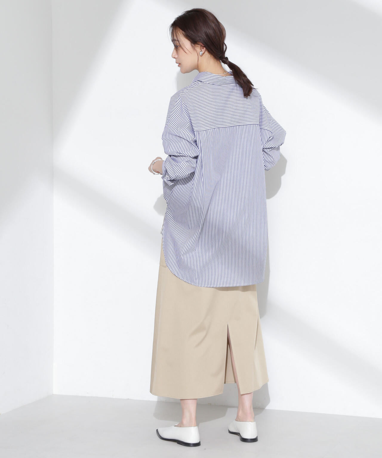 フラップポケットフレアスカート 6735130310