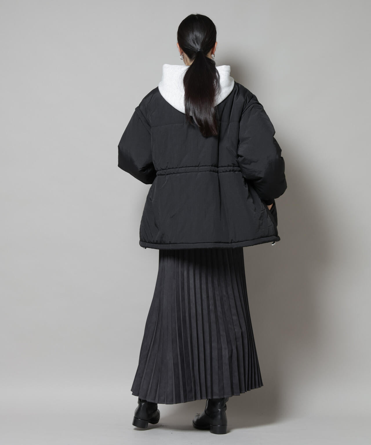 撥水加工・機能中綿 ２wayベスト＆スタンドジップブルゾン 6735211304