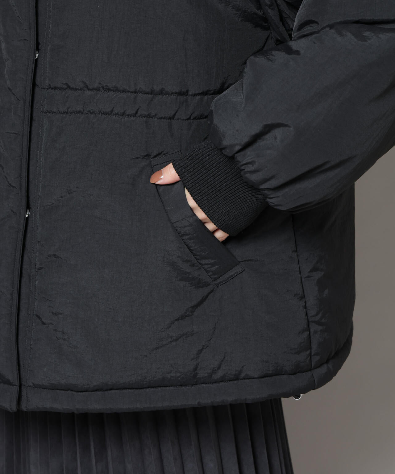 撥水加工・機能中綿 ２wayベスト＆スタンドジップブルゾン 6735211304