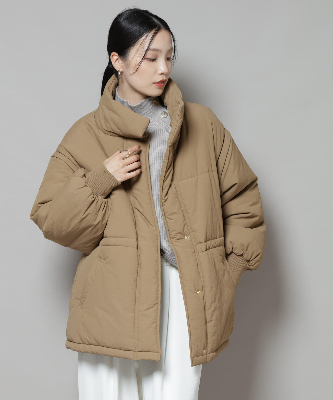 撥水加工・機能中綿 ２wayベスト＆スタンドジップブルゾン