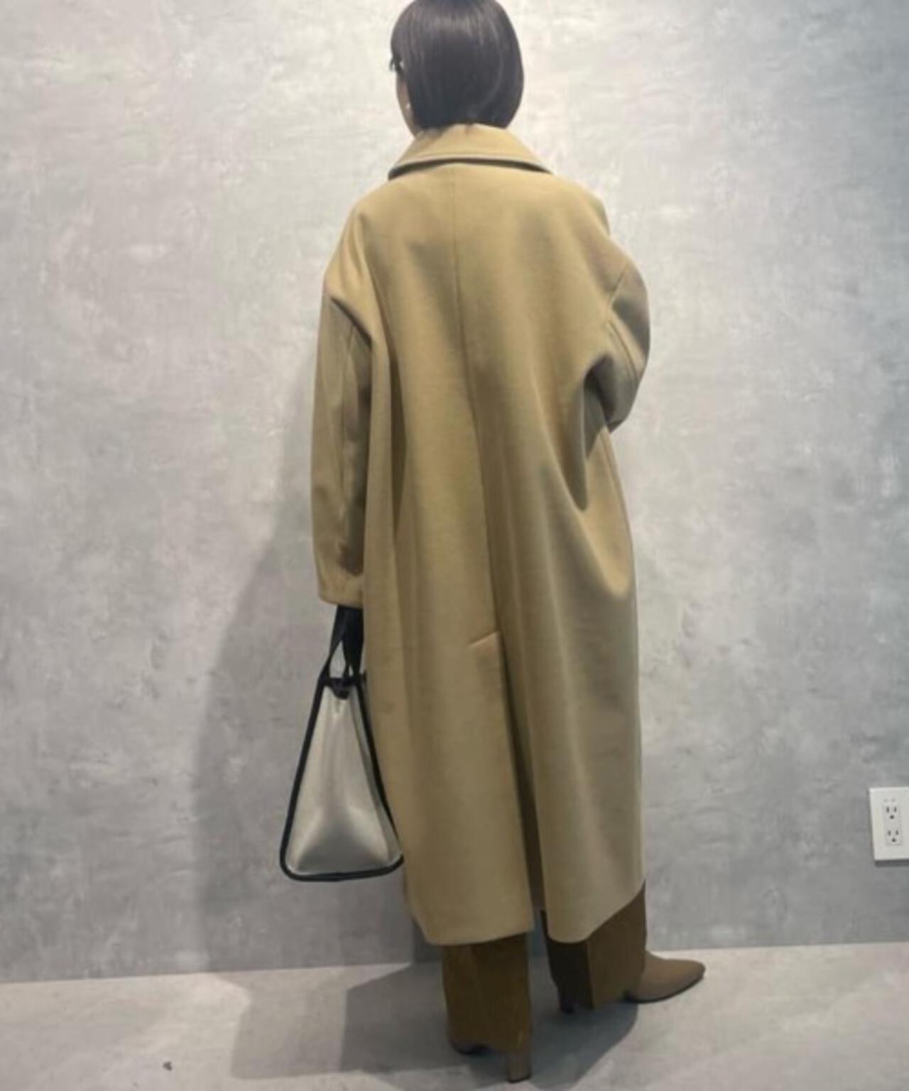 メルトンジャージーステンカラーコート 6735211310