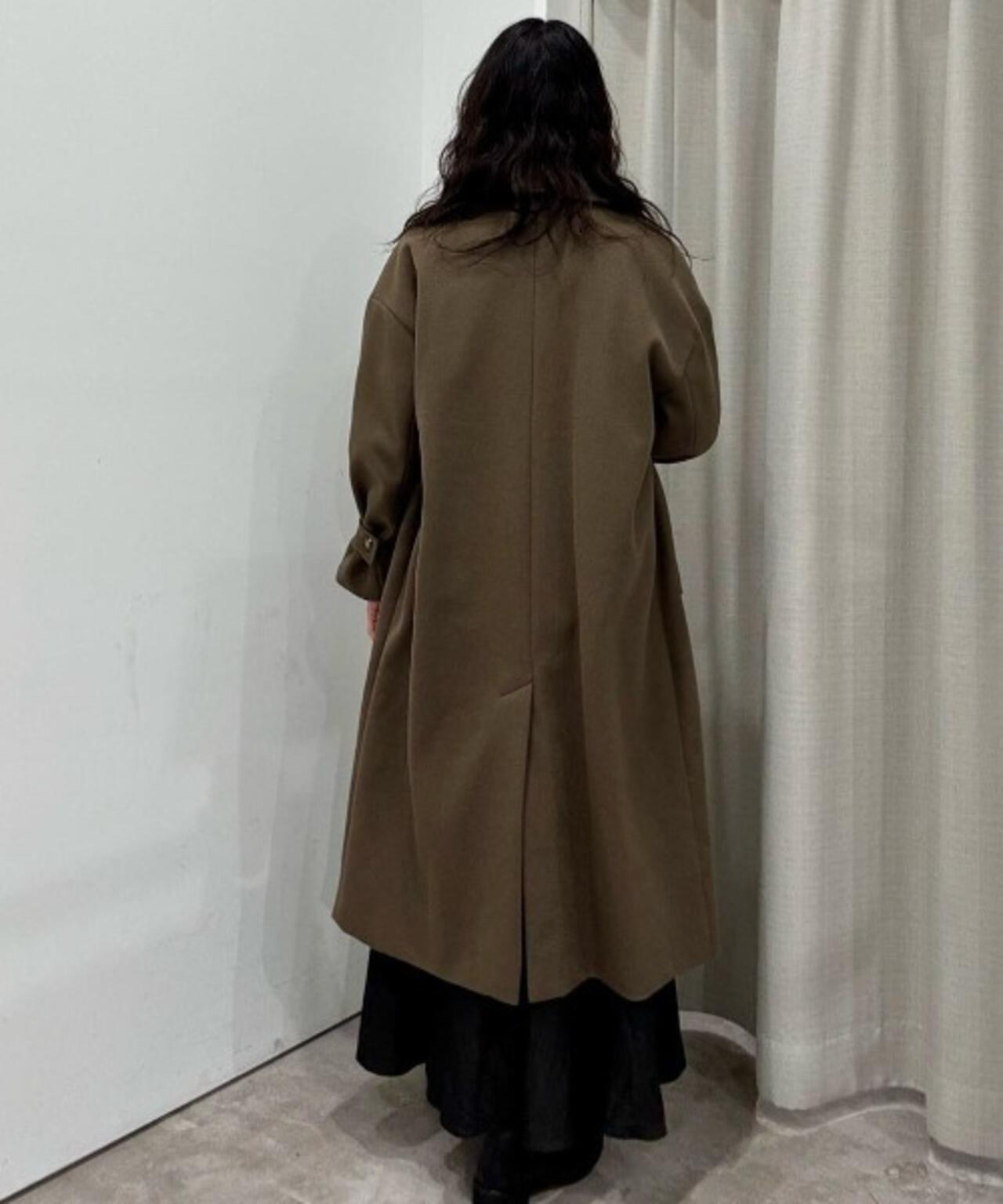 メルトンジャージーステンカラーコート 6735211310