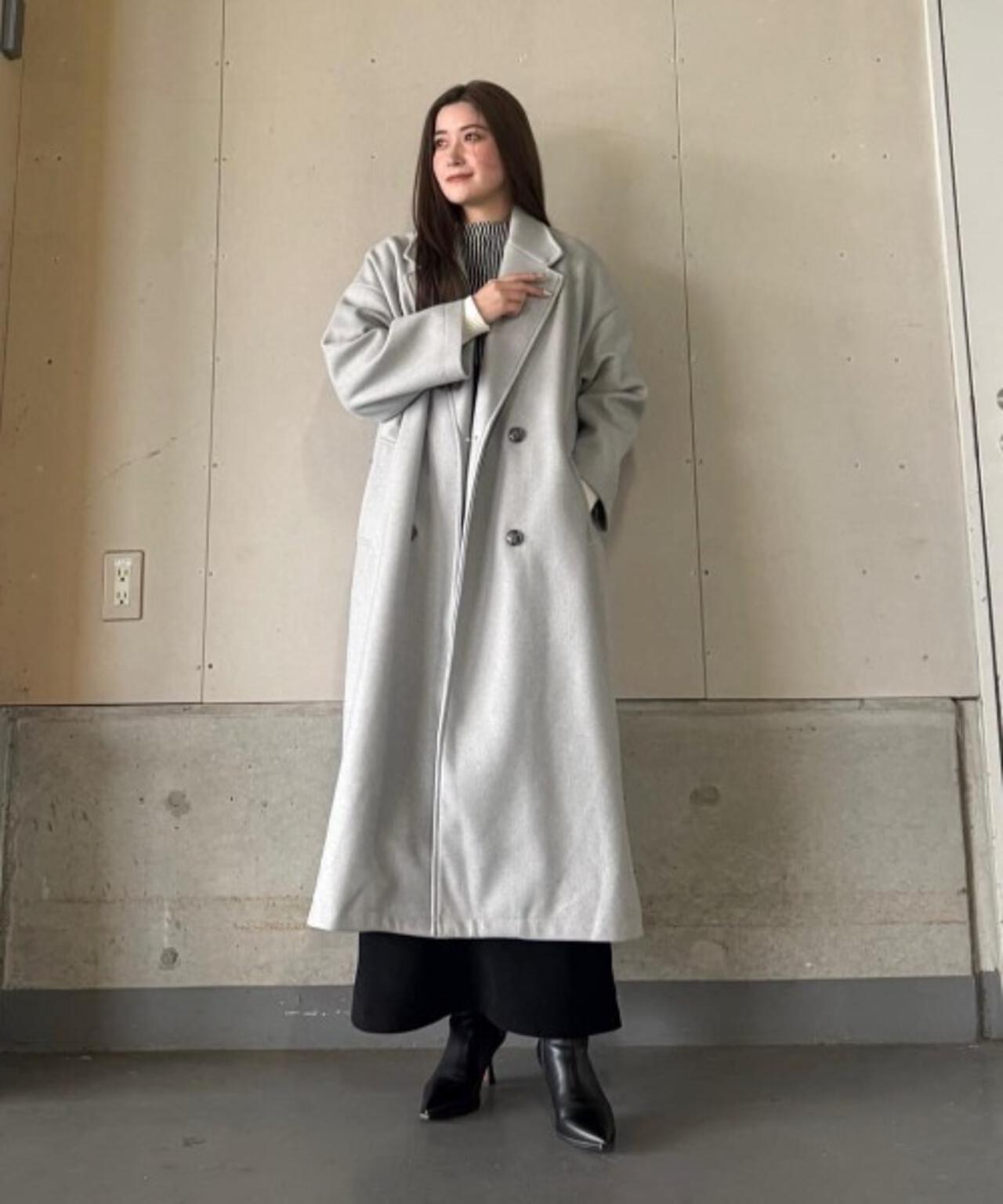 メルトン ジャージー チェスター ロングコート