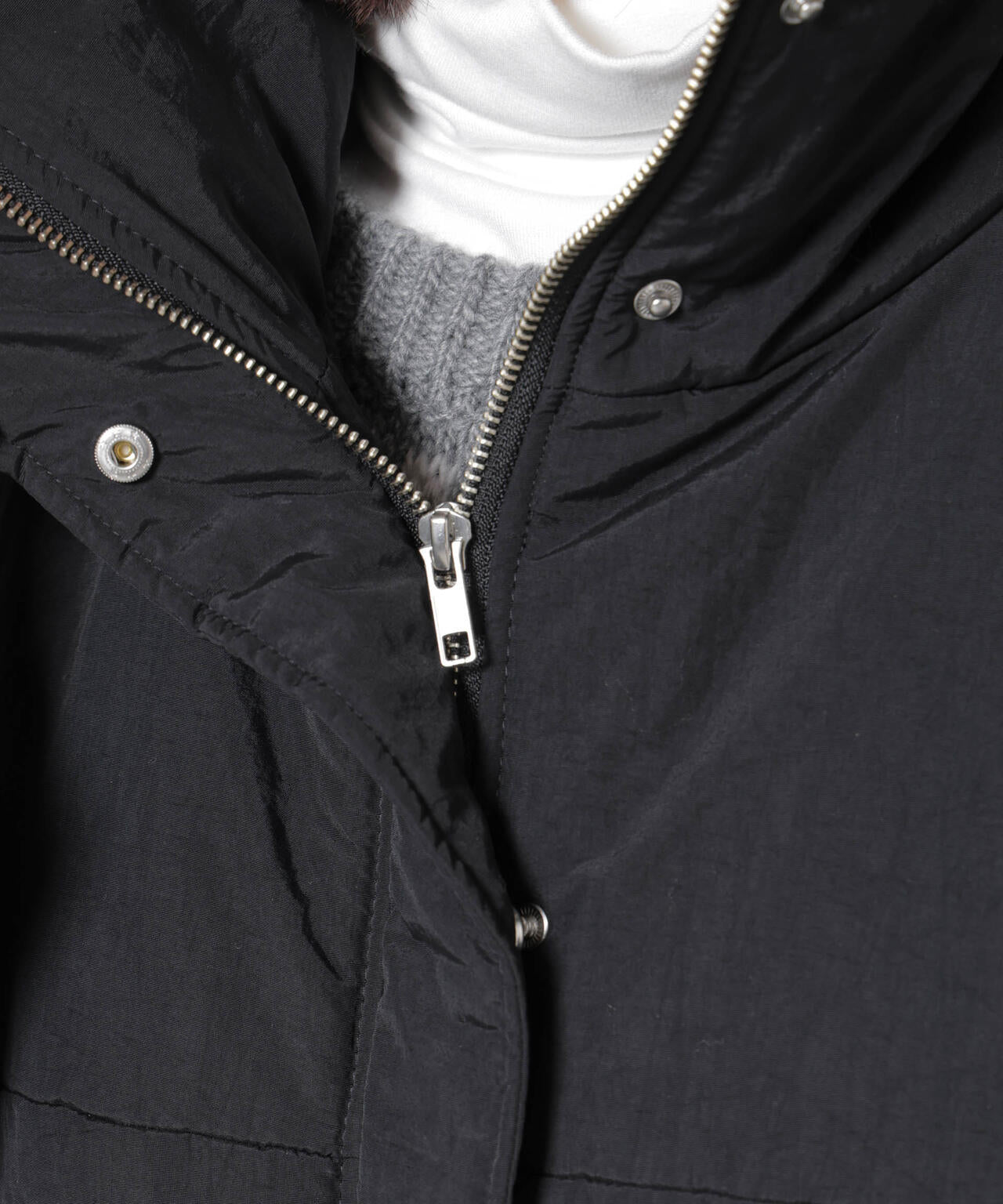 撥水加工 中綿スタンドオーバージップブルゾン 6735212300