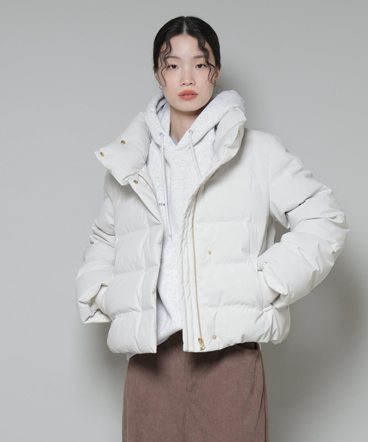 ボリュームネックダウンショートコート 6735214304