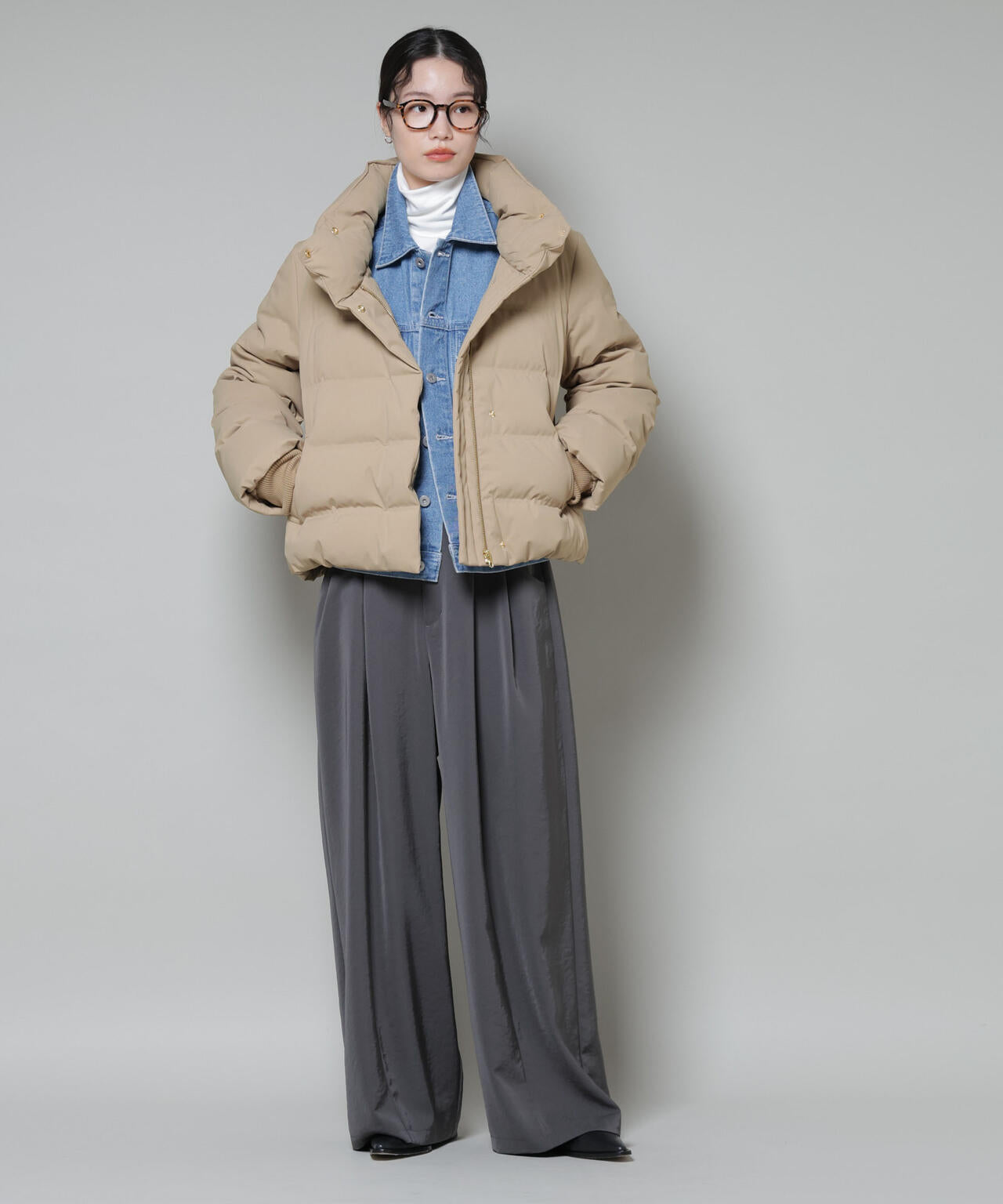 ボリュームネックダウンショートコート 6735214304