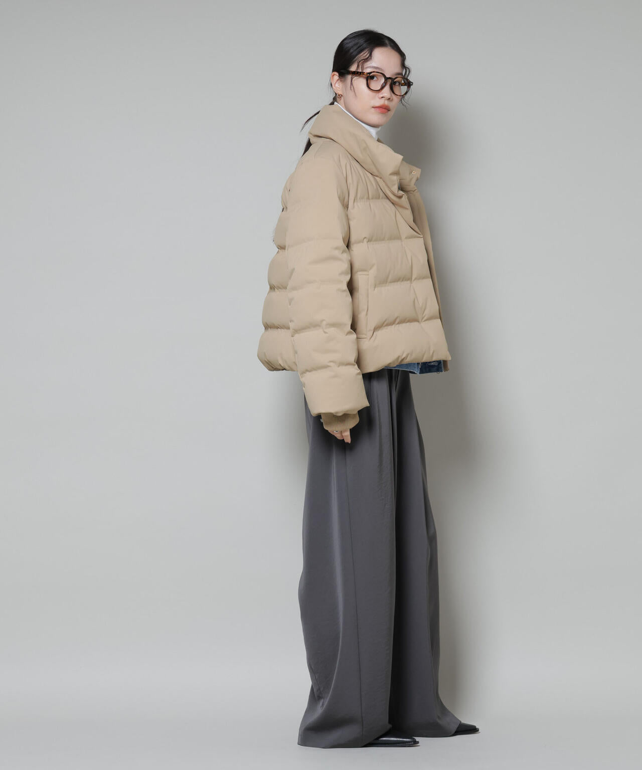 ボリュームネックダウンショートコート 6735214304