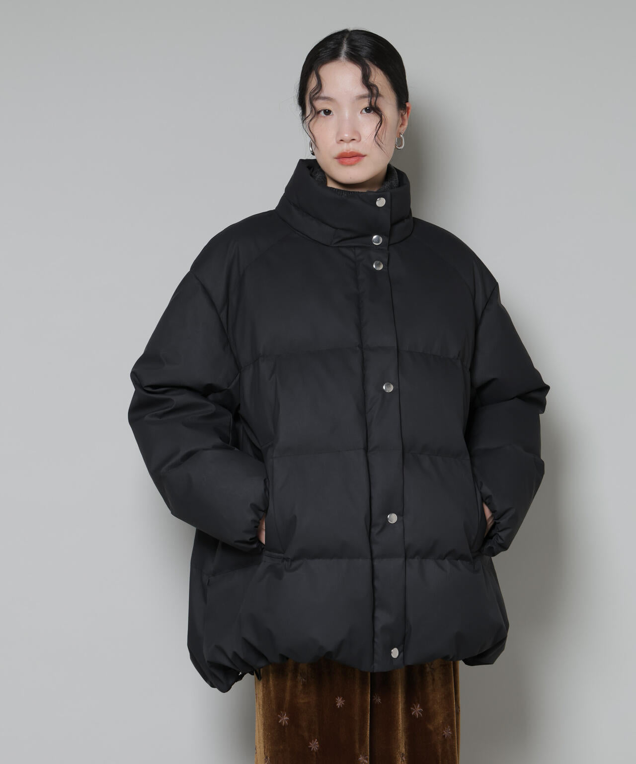 Aライン ミドル ダウンコート